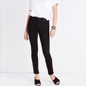 Madewell 9" High Rise Skinny Jeans Black 27